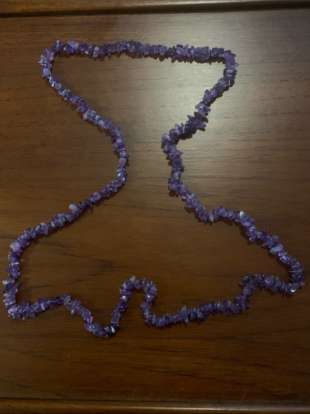 Vintage Amethyst Stone Necklace